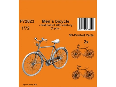 Men's Bicycle - First Half Of 20th Century (3pcs) - zdjęcie 1