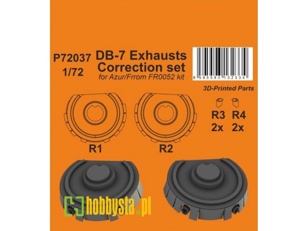 Db-7 Exhausts Correction Set (For Azur/Frrom Fr0052) - zdjęcie 1 Db-7 Exhausts Correction Set (For Azur/Frrom Fr0052) - zdjęcie 1