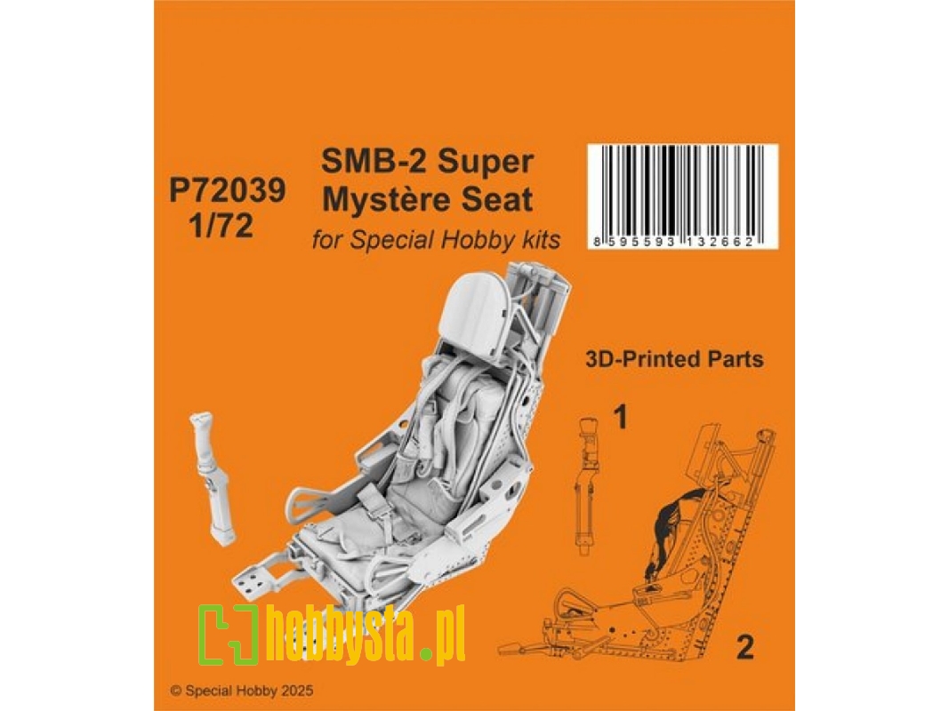 Smb-2 Super Mystère Seat (For Special Hobby) - zdjęcie 1 Smb-2 Super Mystère Seat (For Special Hobby) - zdjęcie 1