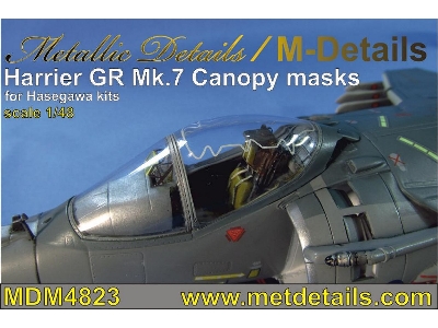 Bae Harrier Gr.7 Canopy Masks (Designed To Be Used With Hasegawa Kits) - zdjęcie 1