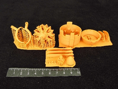 Fiat Cr.42 Falco - Cowling And Engine 3d-printed (For Icm Kits) - zdjęcie 1