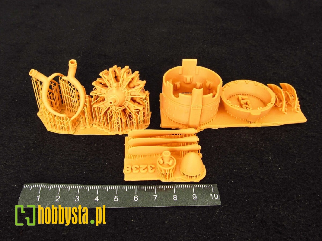Fiat Cr.42 Falco - Cowling And Engine 3d-printed (For Icm Kits) - zdjęcie 1 Fiat Cr.42 Falco - Cowling And Engine 3d-printed (For Icm Kits) - zdjęcie 1