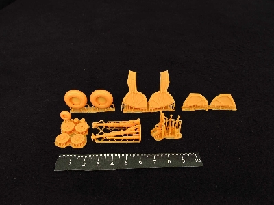 Yakovlev Yak-9 - Landing Gears 3d-printed (For Icm Kits) - zdjęcie 1