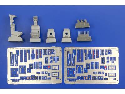  F-4B/ J/N/ S seat 1/48 - Hasegawa - żywica i blaszki - zdjęcie 7