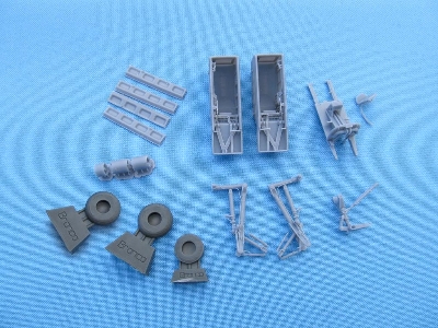 North American/Rockwell Ov-10 Bronco - Wheel Bays (Designed To Be Used With Icm Kits) - zdjęcie 1