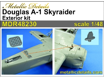 Douglas A-1 Skyraider - Exterior 3d-printed (For Tamiya Kits) - zdjęcie 2