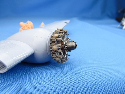 Bristol Blenheim Mk.I - Cowlings And Engines 3d-printed  (For Airfix Kits) - zdjęcie 4