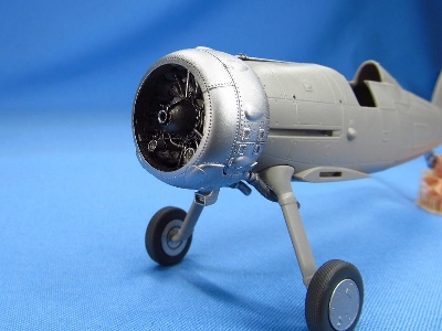 Gloster Gladiator - Cowling And Engine 3d-printed  (For I Love Kit, Merit And Roden Kits)) - zdjęcie 7
