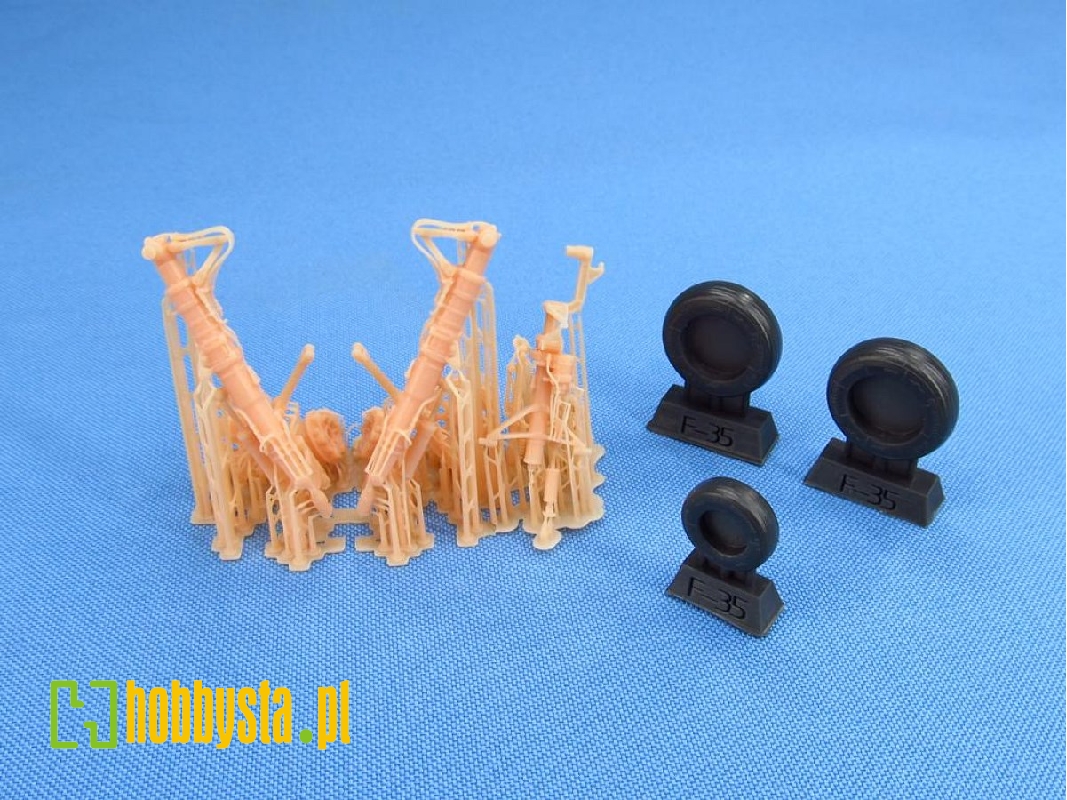 Lockheed Martin F-35 A Lightning Ii - Landing Gears 3d-printed (For Tamiya Kits) - zdjęcie 1 Lockheed Martin F-35 A Lightning Ii - Landing Gears 3d-printed (For Tamiya Kits) - zdjęcie 1
