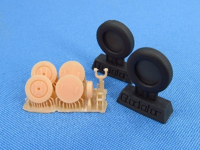 Gloster Gladiator - Wheels 3d-printed (For I Love Kit, Merit And Roden Kits) - zdjęcie 1