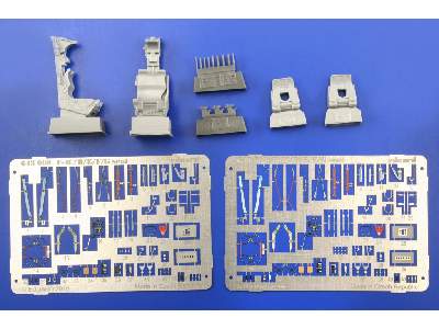  F-4C/ D/E/ F/G seat 1/48 - Hasegawa - żywica i blaszki - zdjęcie 7