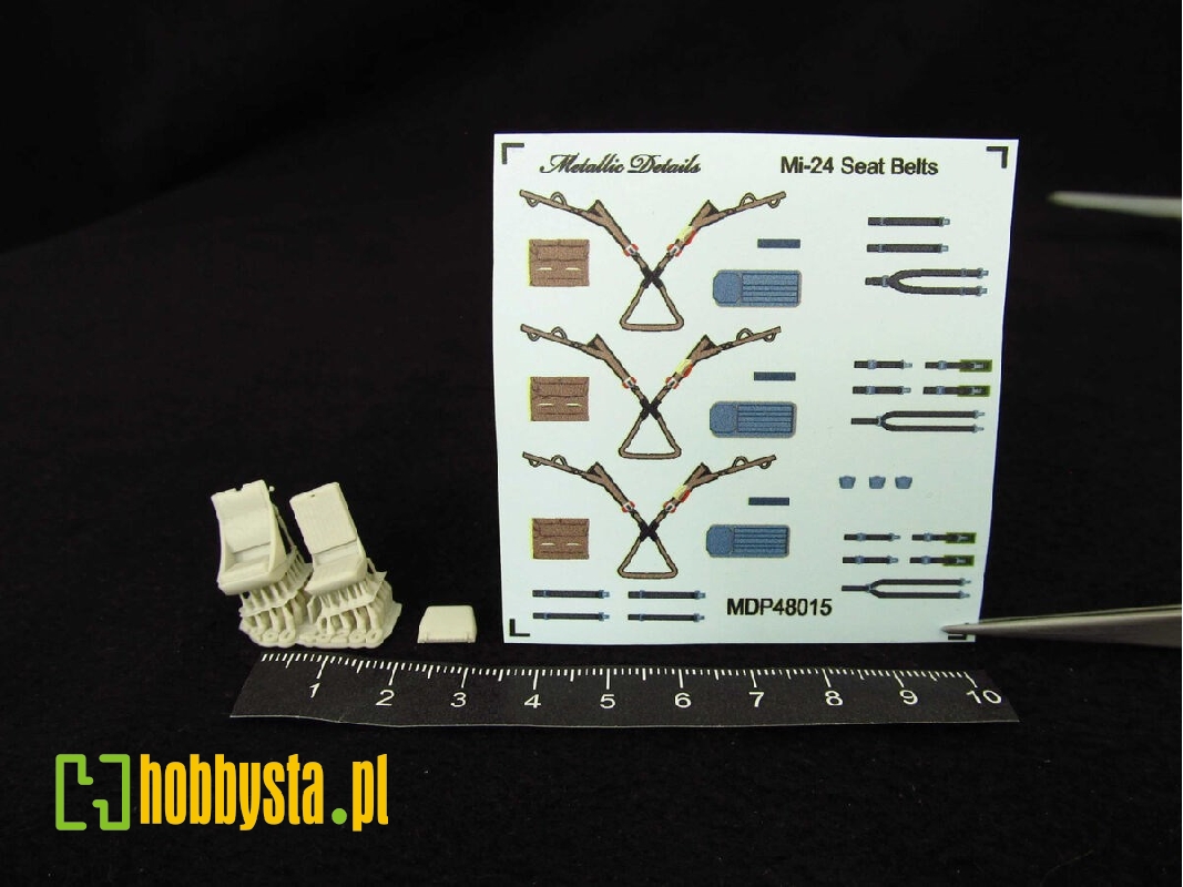Mil Mi-24 D Seats X 2 And Seatbelts (3d-printed) - zdjęcie 1 Mil Mi-24 D Seats X 2 And Seatbelts (3d-printed) - zdjęcie 1