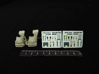 Ejection Seat For Dassault Rafale  X 2 With Seatbelts (3d-printed) - zdjęcie 1