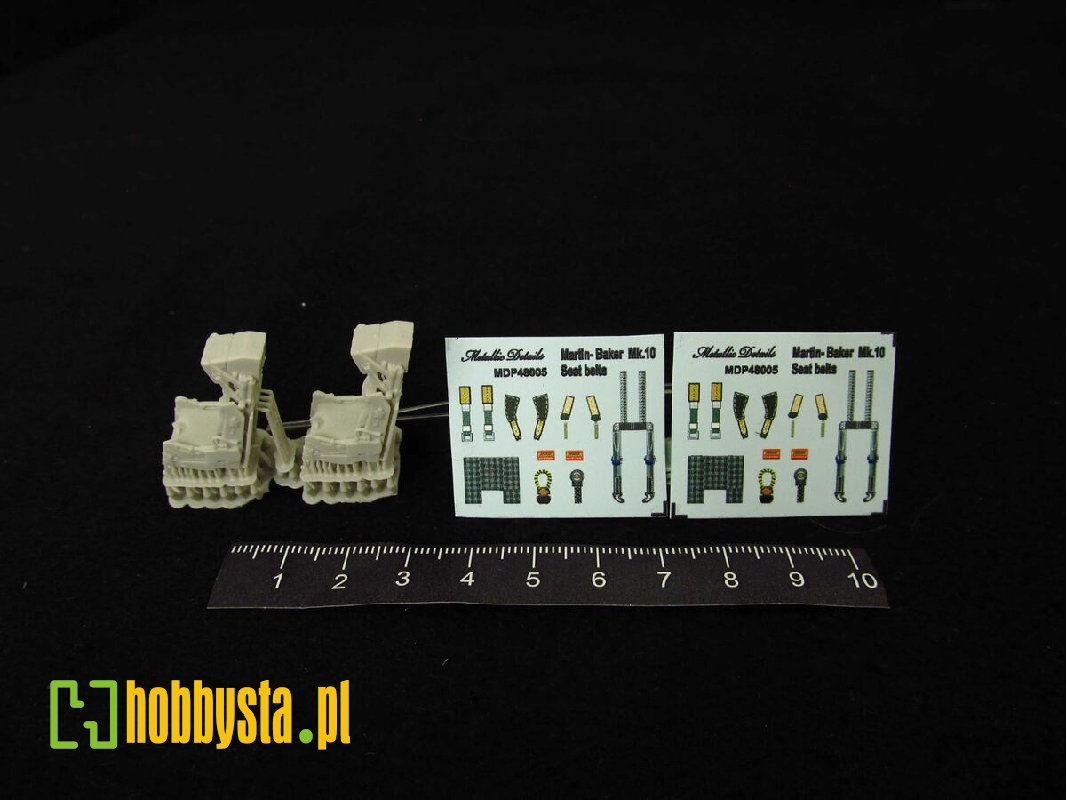 Ejection Seat For Dassault Rafale X 2 With Seatbelts (3d-printed) - zdjęcie 1 Ejection Seat For Dassault Rafale X 2 With Seatbelts (3d-printed) - zdjęcie 1