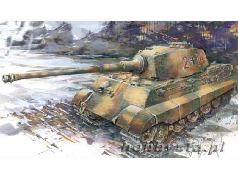 Sd.Kfz.182 King Tiger Henschel Turret w/Zimmerit - zdjęcie 1 Sd.Kfz.182 King Tiger Henschel Turret w/Zimmerit - zdjęcie 1