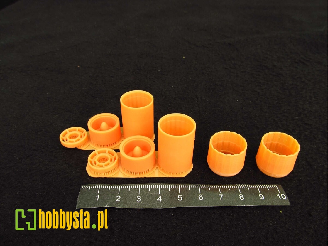 Mcdonnell Douglas F-4 E/F/G/J/S Phantom Ii - Jet Nozzles (3d-printed / For Hasegawa And Italeri Kits) - zdjęcie 1 Mcdonnell Douglas F-4 E/F/G/J/S Phantom Ii - Jet Nozzles (3d-printed / For Hasegawa And Italeri Kits) - zdjęcie 1