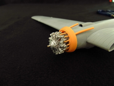 Gotha Go-244 B - Cowlings And Engines 3d-printed (For Icm Kits) - zdjęcie 7
