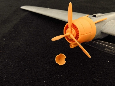 Gotha Go-244 B - Cowlings And Engines 3d-printed (For Icm Kits) - zdjęcie 9