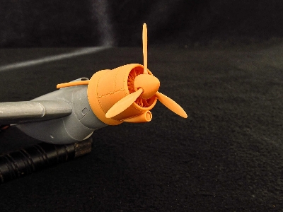 Gotha Go-244 B - Cowlings And Engines 3d-printed (For Icm Kits) - zdjęcie 12