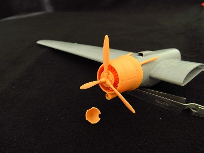 Gotha Go-244 B - Propeller Set 3d-printed (For Icm Kits) - zdjęcie 3