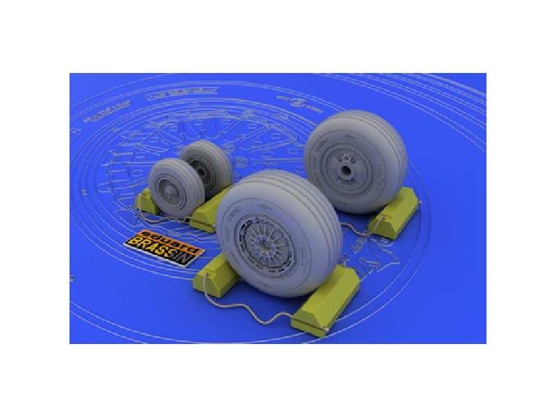 F-4C/ D/E/ F/G wheels 1/48 - Hasegawa - żywica i blaszki - zdjęcie 1 F-4C/ D/E/ F/G wheels 1/48 - Hasegawa - żywica i blaszki - zdjęcie 1