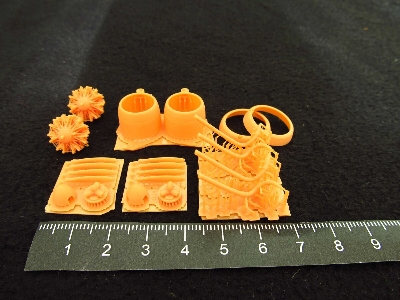 Gotha Go-244 B - Cowlings And Engines (3d-printed / For Italeri Kits) - zdjęcie 1