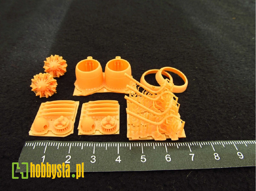 Gotha Go-244 B - Cowlings And Engines (3d-printed / For Italeri Kits) - zdjęcie 1 Gotha Go-244 B - Cowlings And Engines (3d-printed / For Italeri Kits) - zdjęcie 1