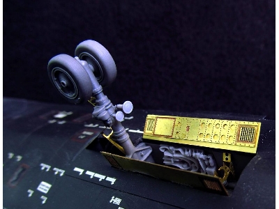 Lockheed Sr-71 Blackbird - Landing Gears (Designed To Be Used With Academy And Italeri Kits) - zdjęcie 4