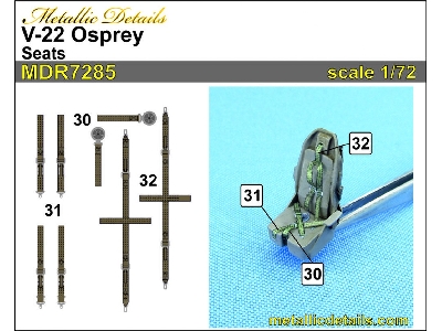 Bell V-22 Osprey - Seats 3d-printed (For Hobby Boss Kits) - zdjęcie 2