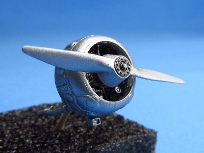 Gloster Gladiator - 3d-printed Exterior Set - Cowling, Engine, Exhausts, Radiator, Wheels Etc - zdjęcie 8
