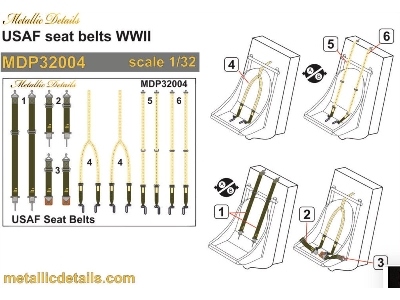 Usaf Wwii Seat Belts - zdjęcie 1