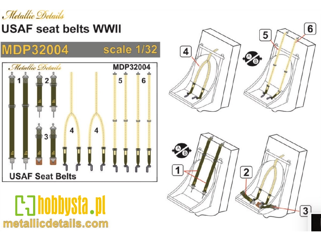 Usaf Wwii Seat Belts - zdjęcie 1 Usaf Wwii Seat Belts - zdjęcie 1