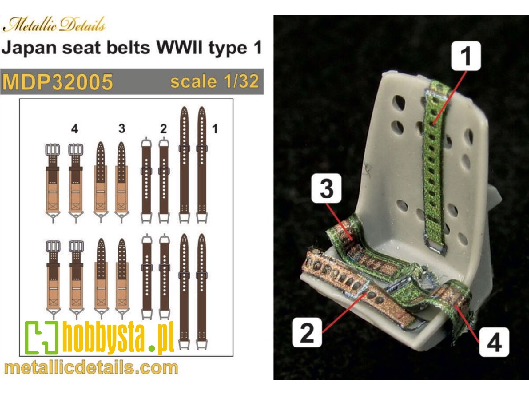 Japanese Wwii Seat Belts Type 1 - zdjęcie 1 Japanese Wwii Seat Belts Type 1 - zdjęcie 1