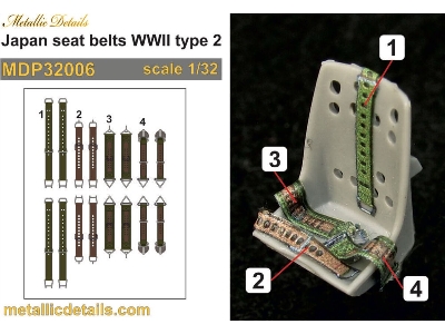 Japanese Wwii Seat Belts Type 2 - zdjęcie 1