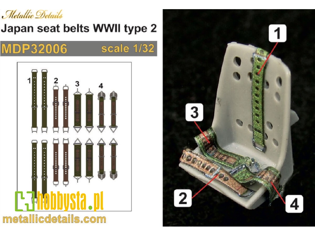 Japanese Wwii Seat Belts Type 2 - zdjęcie 1 Japanese Wwii Seat Belts Type 2 - zdjęcie 1