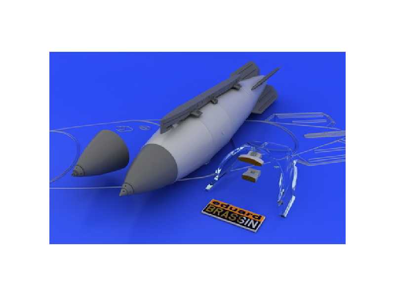  IAB-500 imitation atomic bomb 1/48 - żywica i blaszki - zdjęcie 1