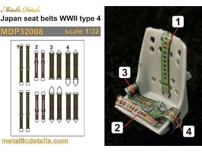 Japanese Wwii Seat Belts Type 4 - zdjęcie 1