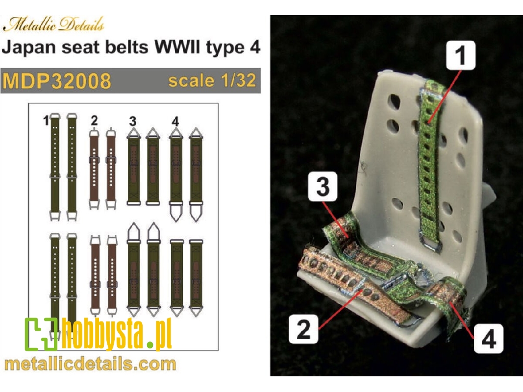 Japanese Wwii Seat Belts Type 4 - zdjęcie 1 Japanese Wwii Seat Belts Type 4 - zdjęcie 1