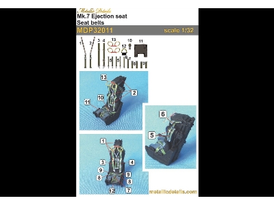 Mk.7 Ejection Seat - Seat Belts - zdjęcie 1