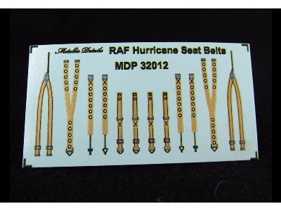 Hawker Hurricane - Raf Seat Belts - zdjęcie 2