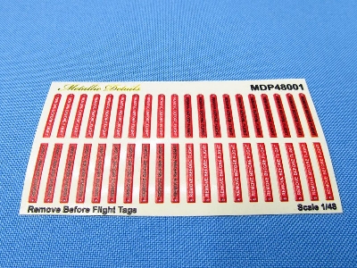 Remove Before Flight Tags (3d-printed) - zdjęcie 1