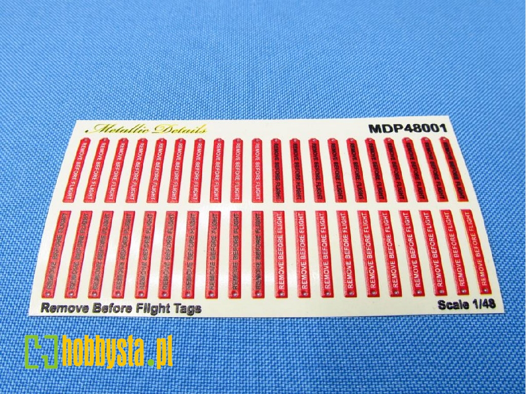 Remove Before Flight Tags (3d-printed) - zdjęcie 1 Remove Before Flight Tags (3d-printed) - zdjęcie 1