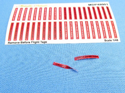 Remove Before Flight Tags (3d-printed) - zdjęcie 2