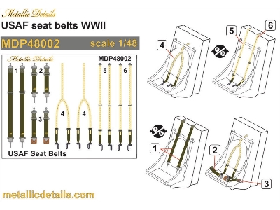 Usaf Wwii Seat Belts - zdjęcie 1