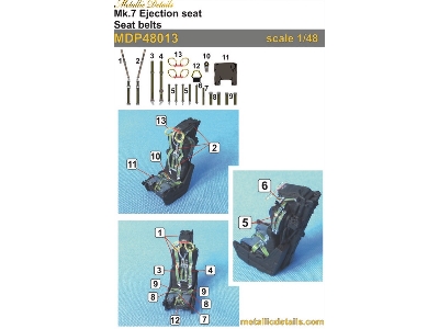 Mk.7 Ejection Seat - Seat Belts - zdjęcie 1