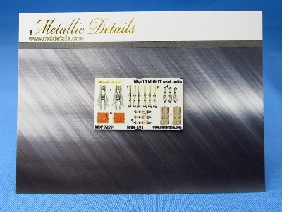 Mikoyan Mig-15 / Mig-17 - 3d-printed Seat Belts Decals (For Airfix And Az Model Kits) - zdjęcie 1