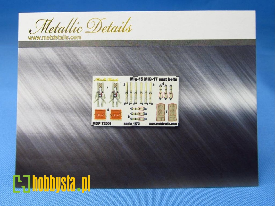 Mikoyan Mig-15 / Mig-17 - 3d-printed Seat Belts Decals (For Airfix And Az Model Kits) - zdjęcie 1 Mikoyan Mig-15 / Mig-17 - 3d-printed Seat Belts Decals (For Airfix And Az Model Kits) - zdjęcie 1
