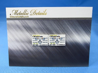Lockheed Martin F-35 A/B/C Lightning Ii - 3d-printed Seat Belts Decals - zdjęcie 1