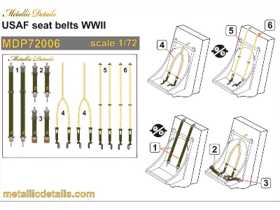 Usaf Wwii Seat Belts - zdjęcie 1