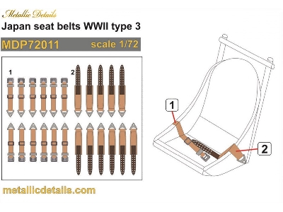 Japanese Wwii Seat Belts Type 3 - zdjęcie 1
